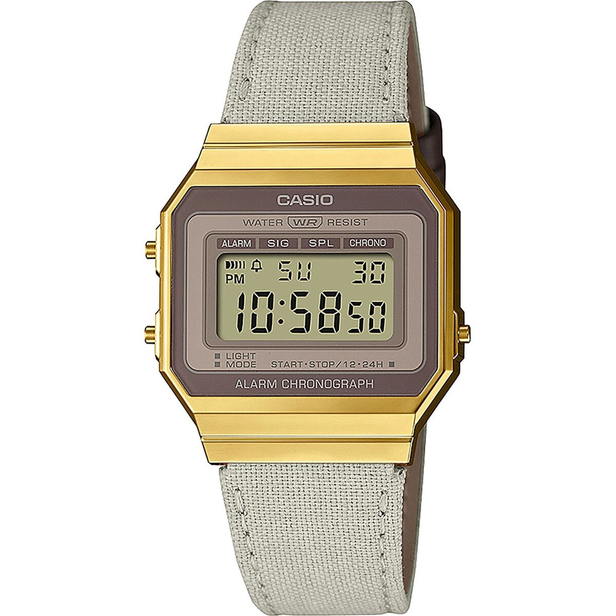 Horloge Uniseks Casio VINTAGE SLIM DESIGN Bruin (Ø 35,5 mm)