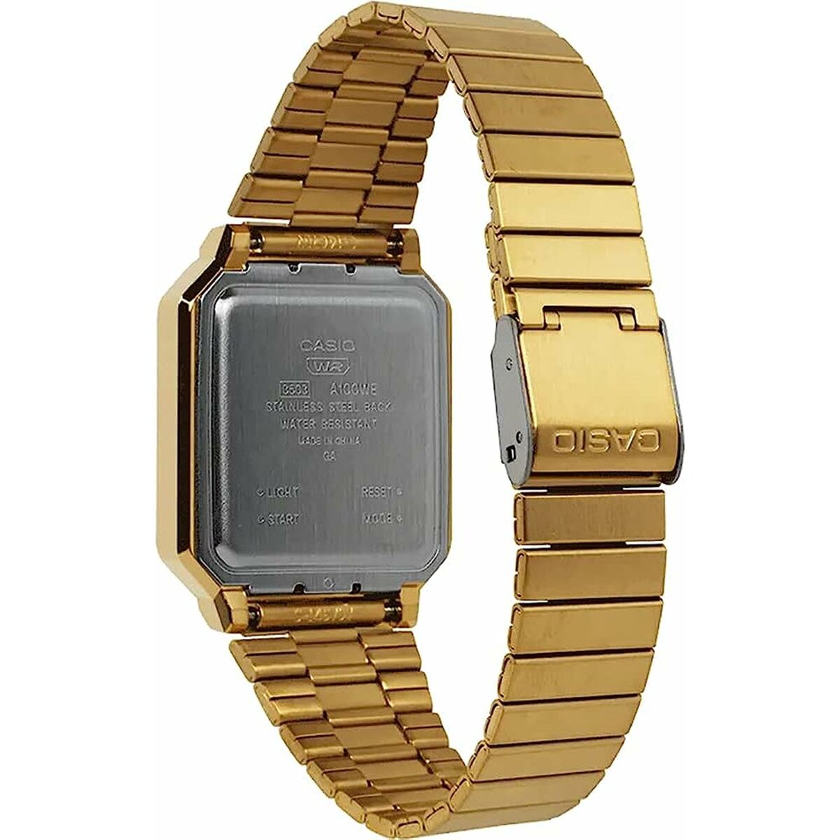 Horloge Uniseks Casio EDGY COLLECTION RETRO DIAL - GOLD (Ø 40 mm) - Klokken, Unisex voor volwassenen - Casio
