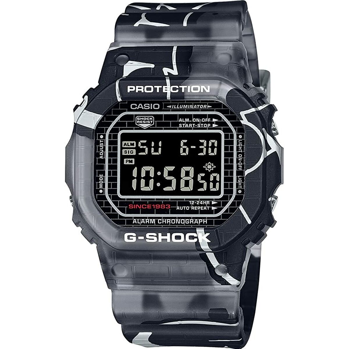 Horloge Heren Casio DW-5000SS-1ER (Ø 42,8 mm)