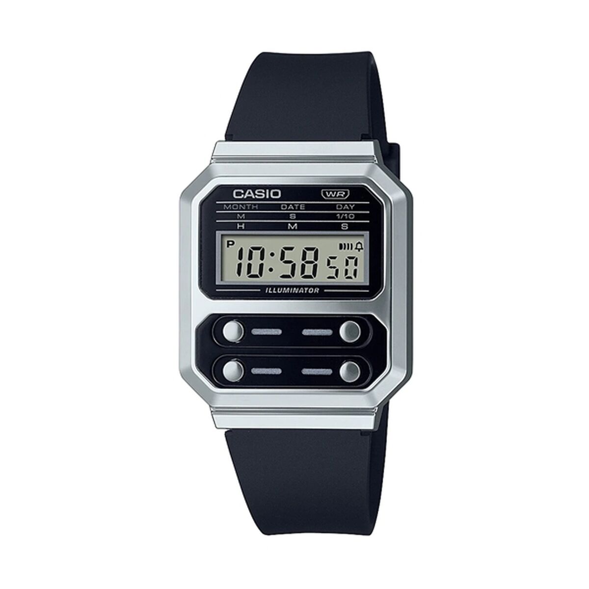 Horloge Heren Casio A100WEF - 1AEF - Klokken, Heren - Casio