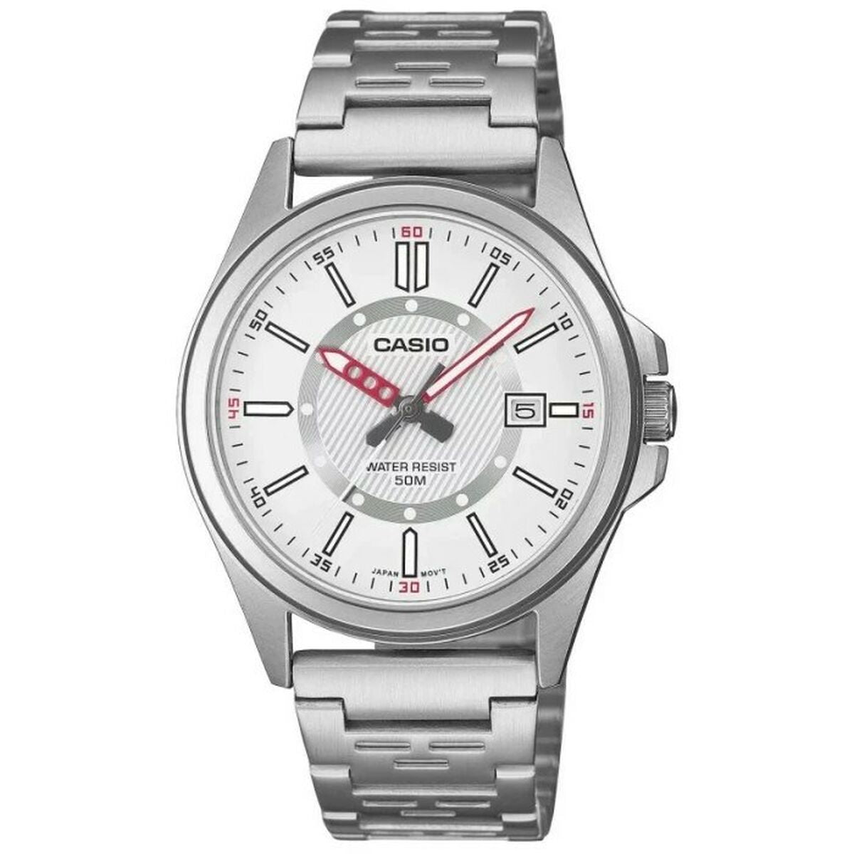 Horloge Heren Casio ENTICER GENT Zilverkleurig (Ø 40 mm) - Klokken, Heren - Casio
