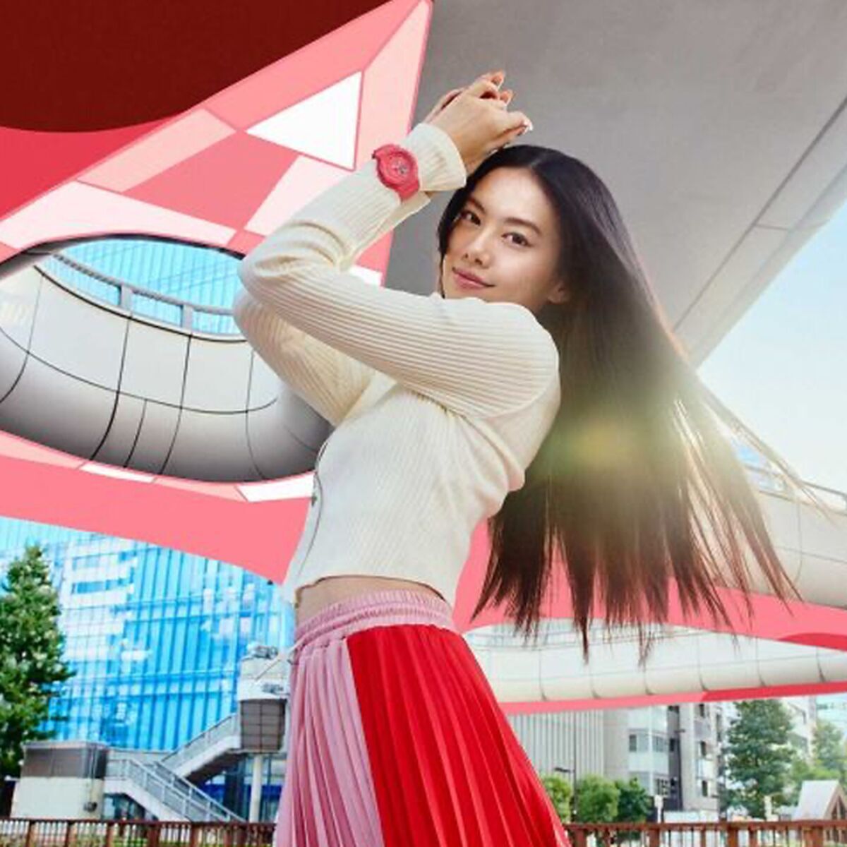 Horloge Dames Casio GMA-P2100-4AER