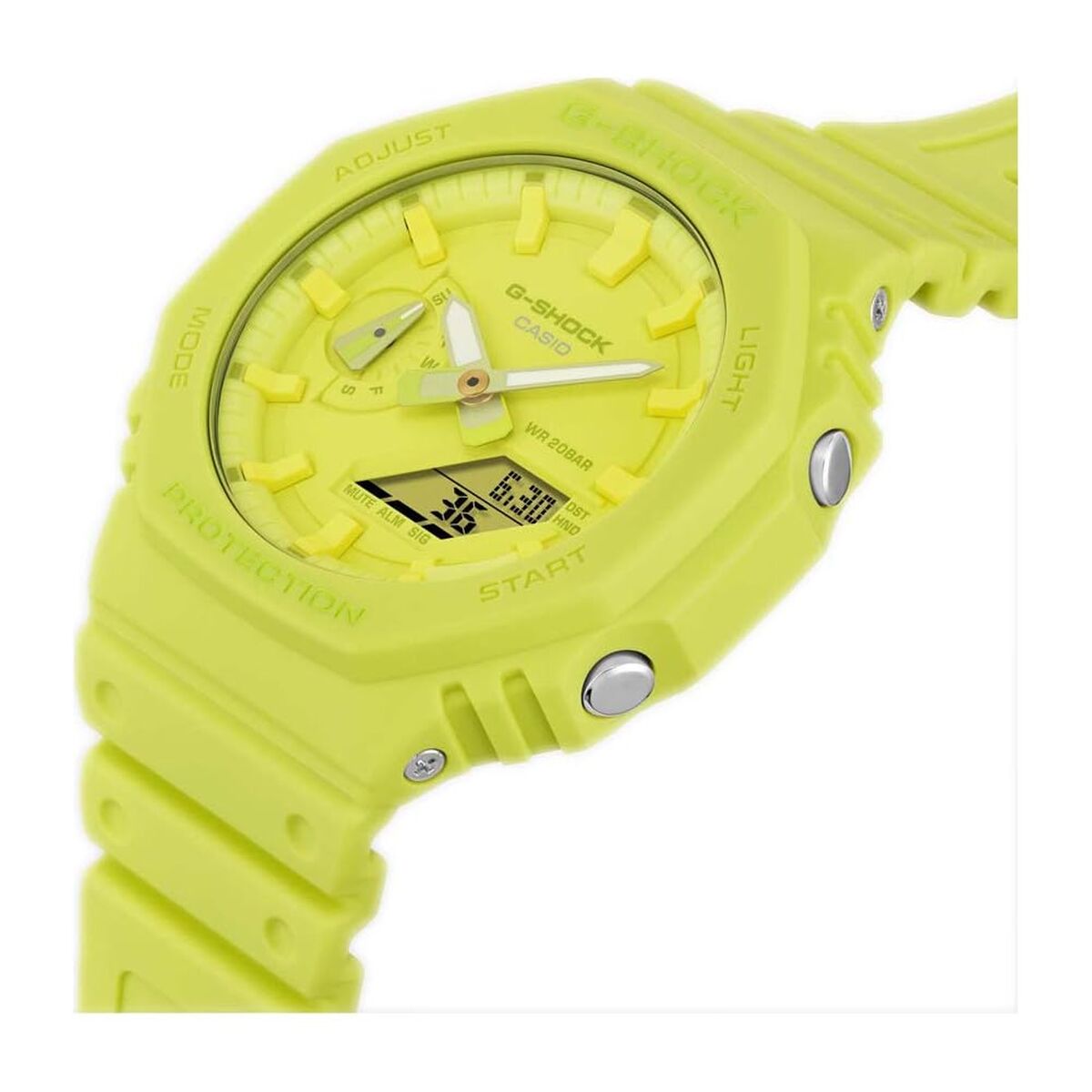 Horloge Uniseks Casio G Shock Oak Geel Diameter 44,5 mm Met Uniek Oak Ontwerp Voor Dagelijks Gebruik - Klokken, Unisex voor volwassenen - Casio G - Shock