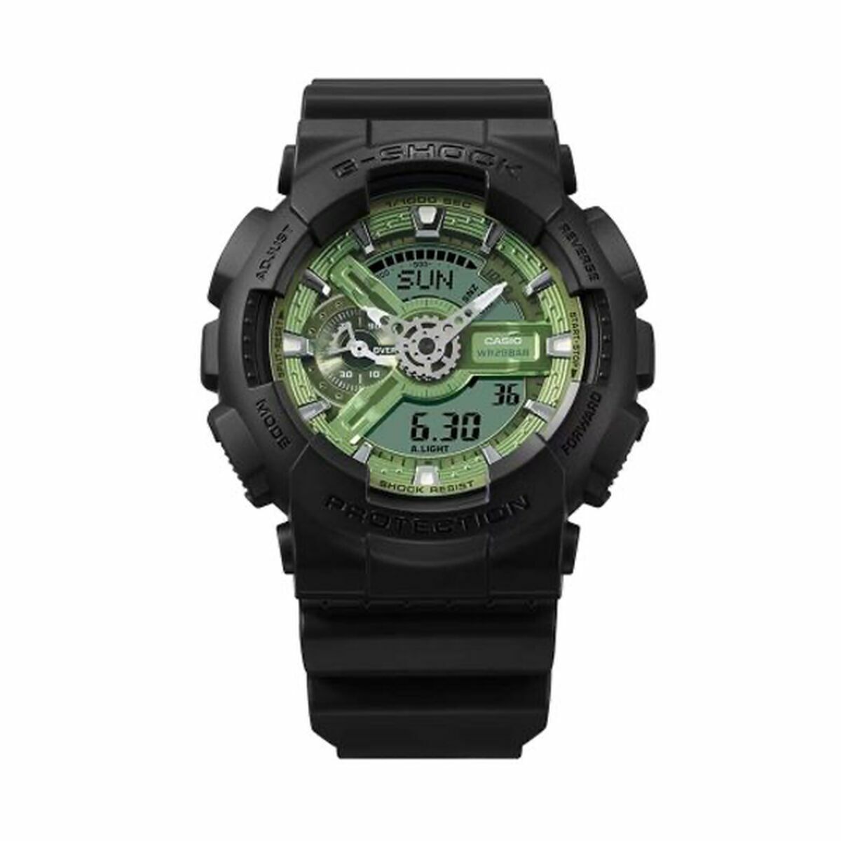 Horloge Heren Casio GA - 110CD - 1A3ER Zwart Groen Ø 51 mm - Klokken, Heren - Casio G - Shock