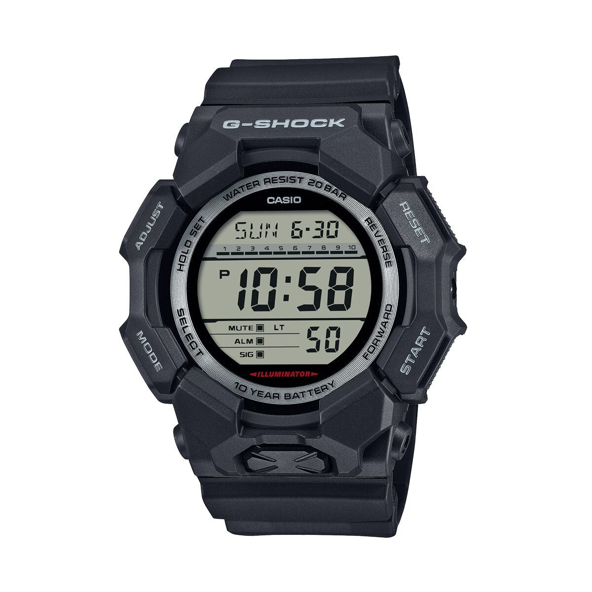 Horloge Heren Casio G-Shock GRAND DIGIT Zwart (Ø 52 mm)