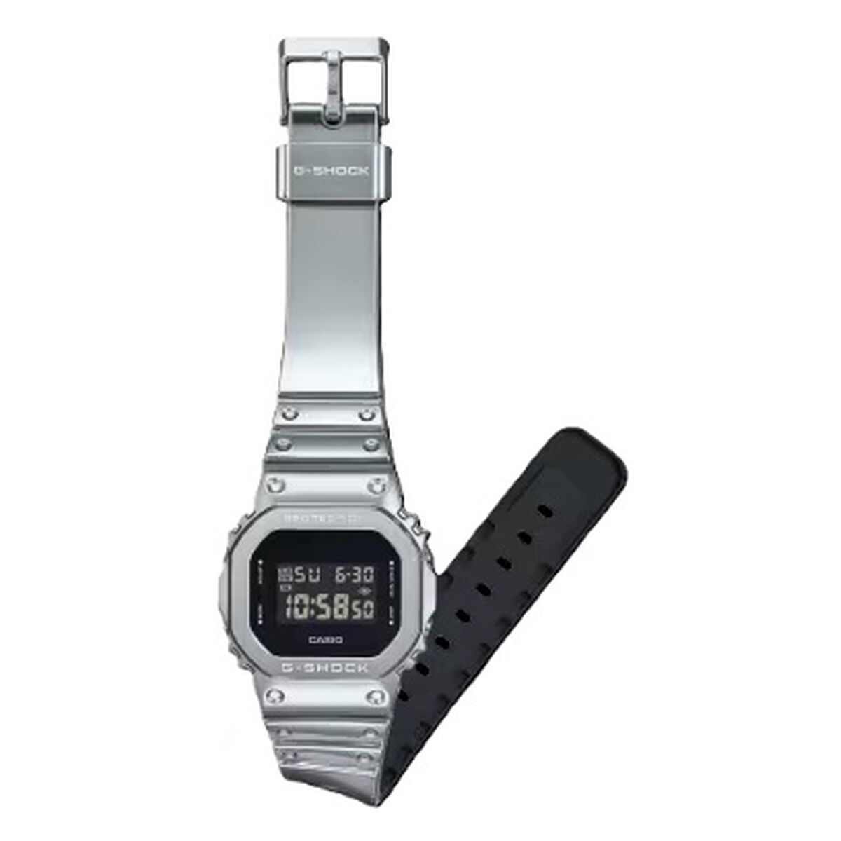 Horloge Heren Casio G - Shock THE ORIGIN - FINE METALLIC SERIES - STEEL (Ø 43 mm) - Klokken, Heren - Casio G - Shock