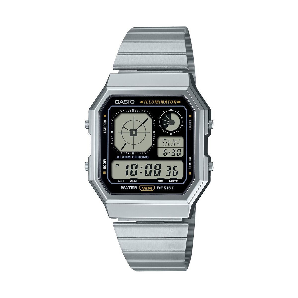 Horloge Heren Casio A130WE - 1AEF - Klokken, Heren - Casio