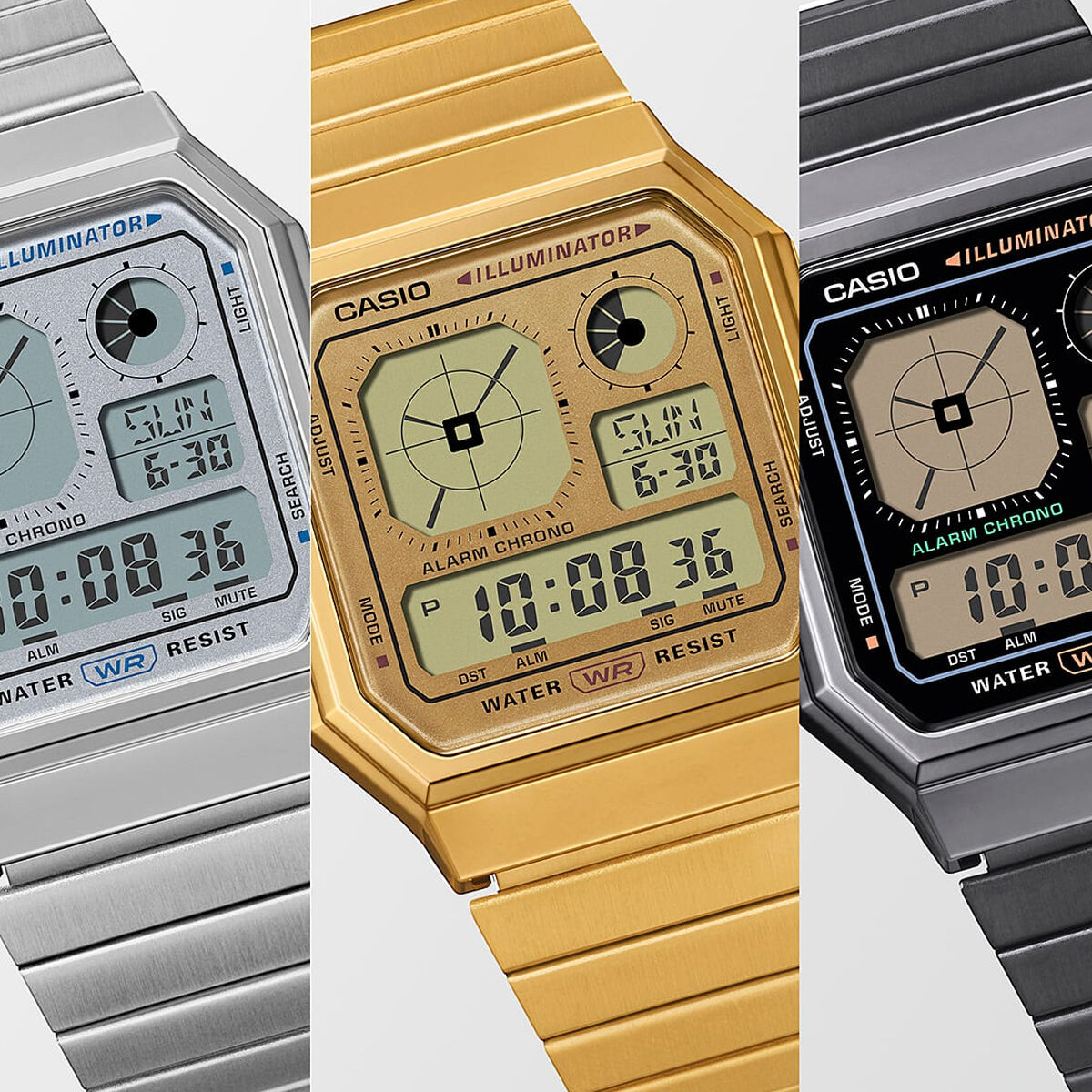Horloge Heren Casio A130WEG-9AEF