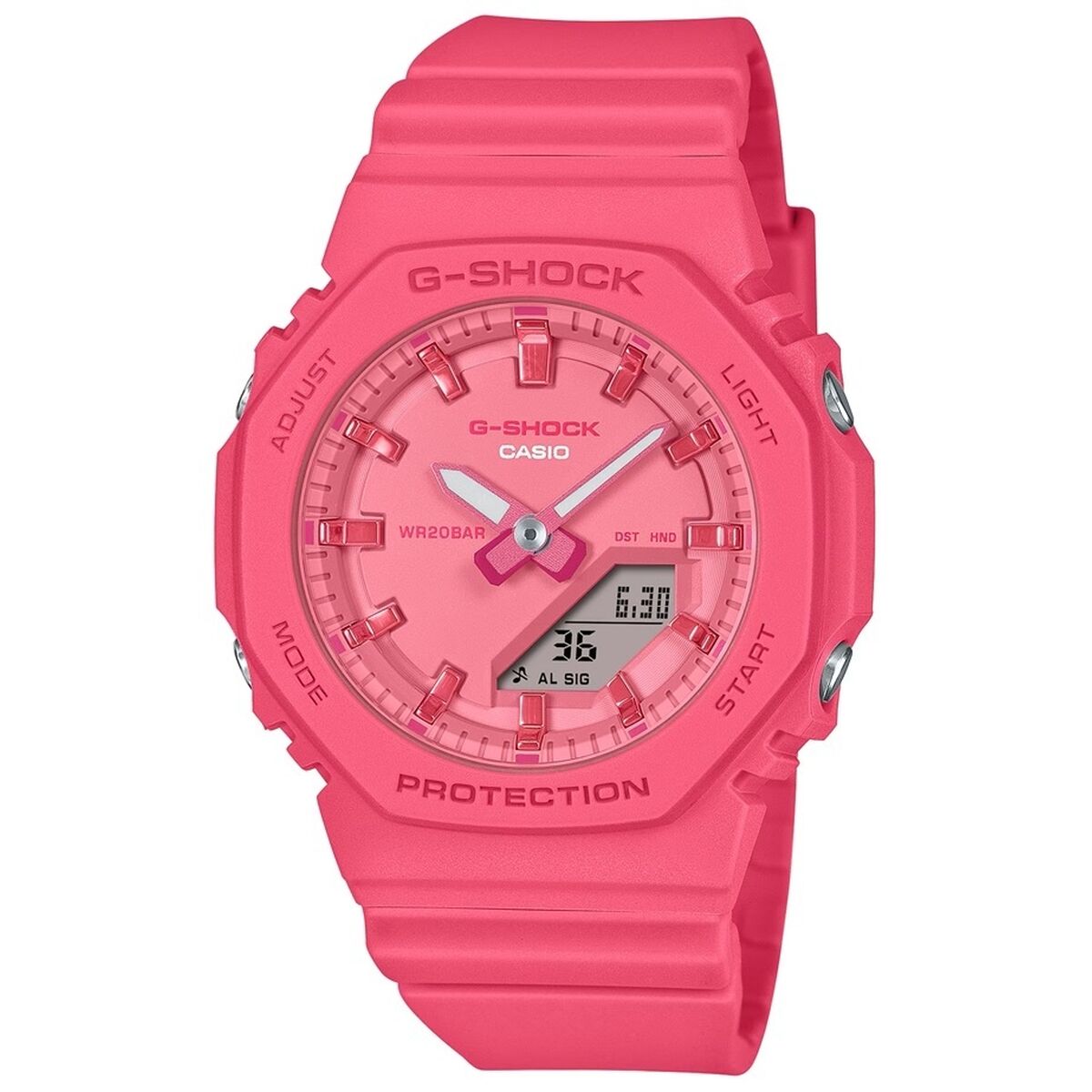 Horloge Dames Casio G-Shock OAK COMPACT TONE ON TONE SERIE - POWER PINK (Ø 40 mm)