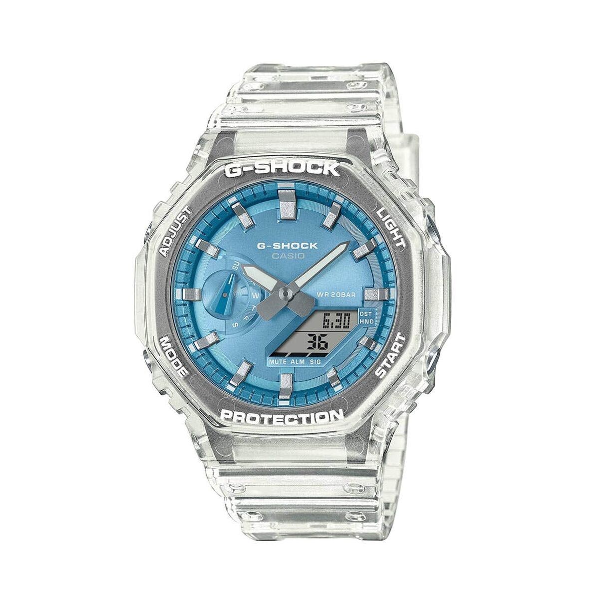 Horloge Heren Casio G-Shock BRIGHT METALLIC - LIGHT BLUE (Ø 44,5 mm)