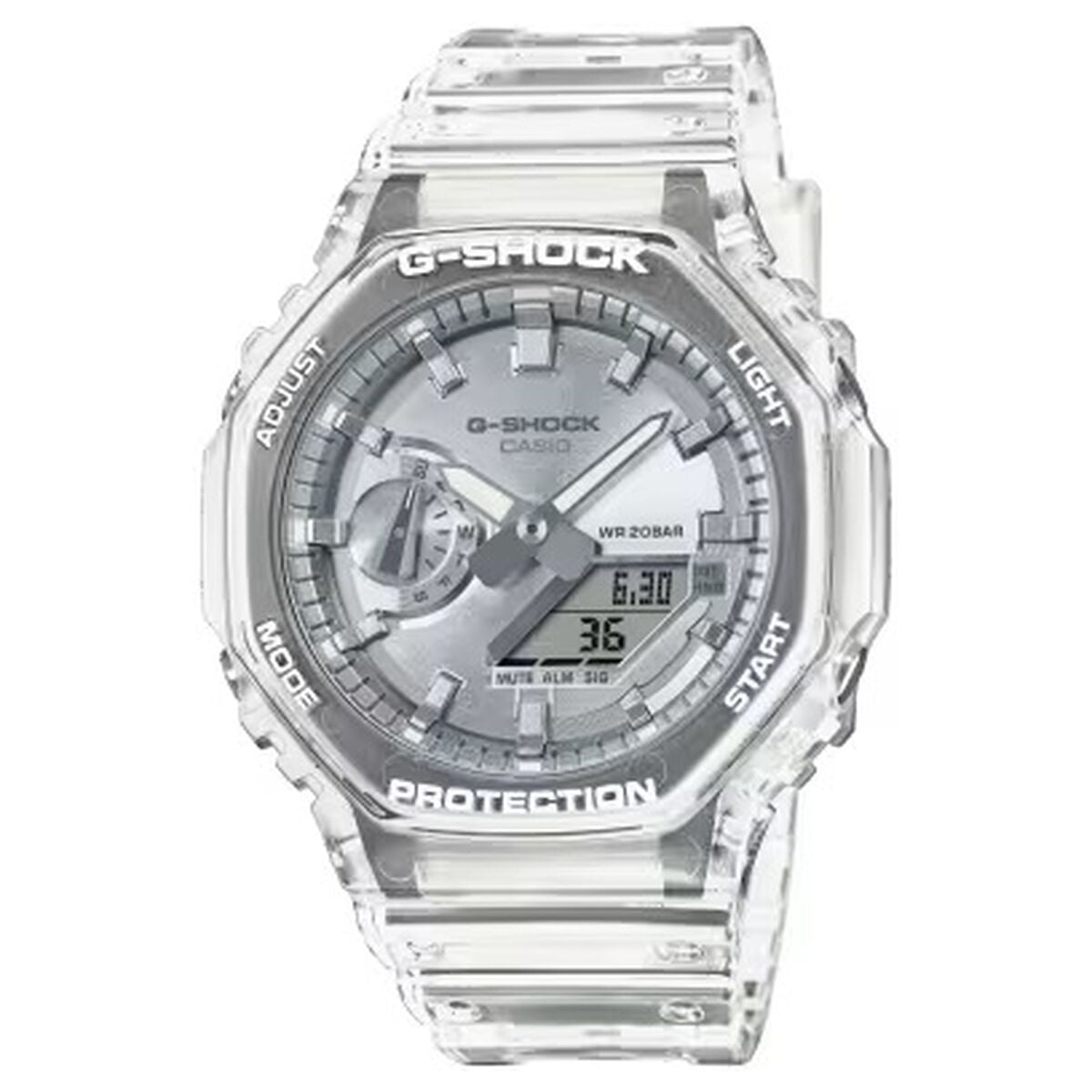Horloge Heren Casio G-Shock BRIGHT METALLIC - SILVER (Ø 44,5 mm)