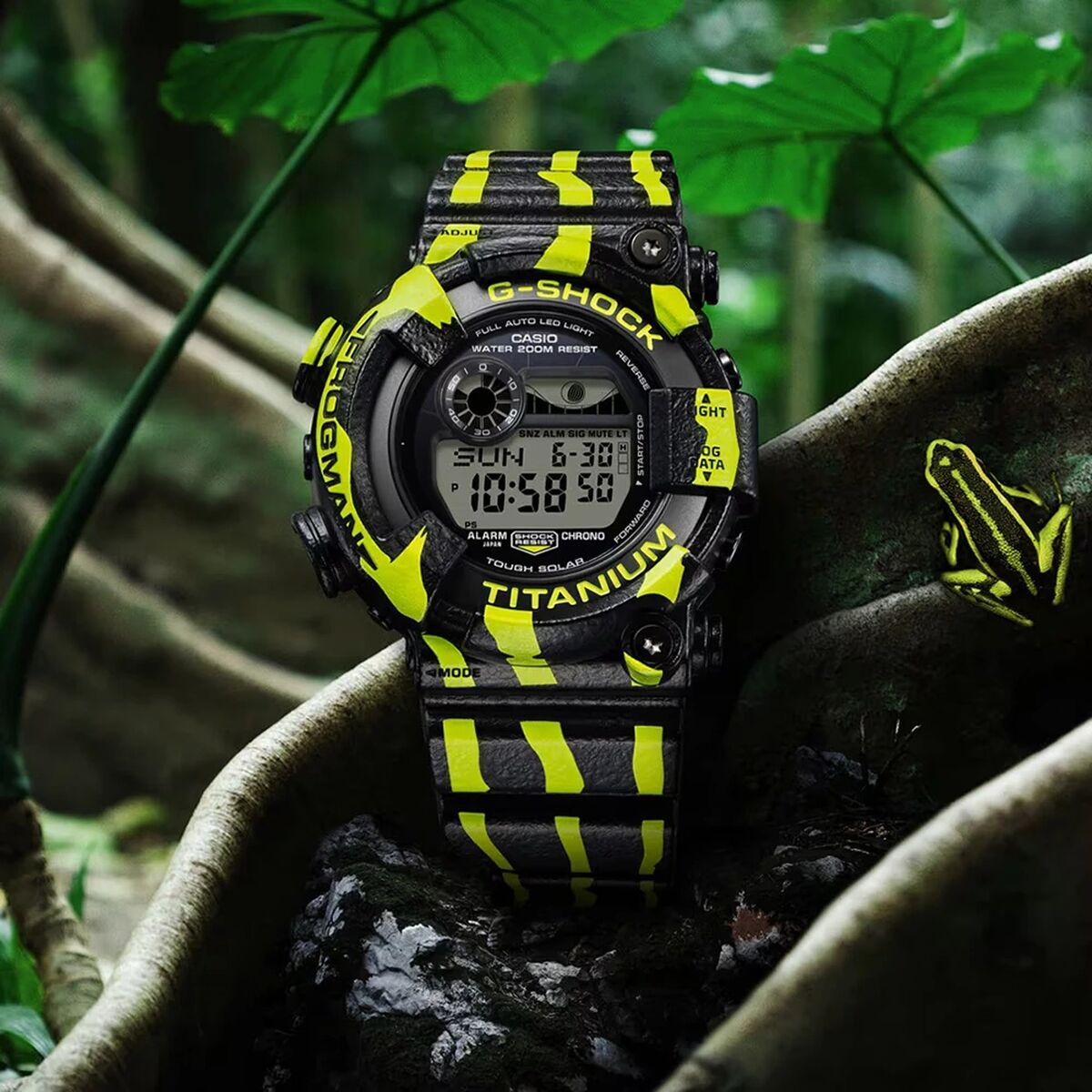 Horloge Heren Casio G - Shock FROGMAN POISON DART FROG EDT. (Ø 50 mm) - Klokken, Heren - Casio G - Shock