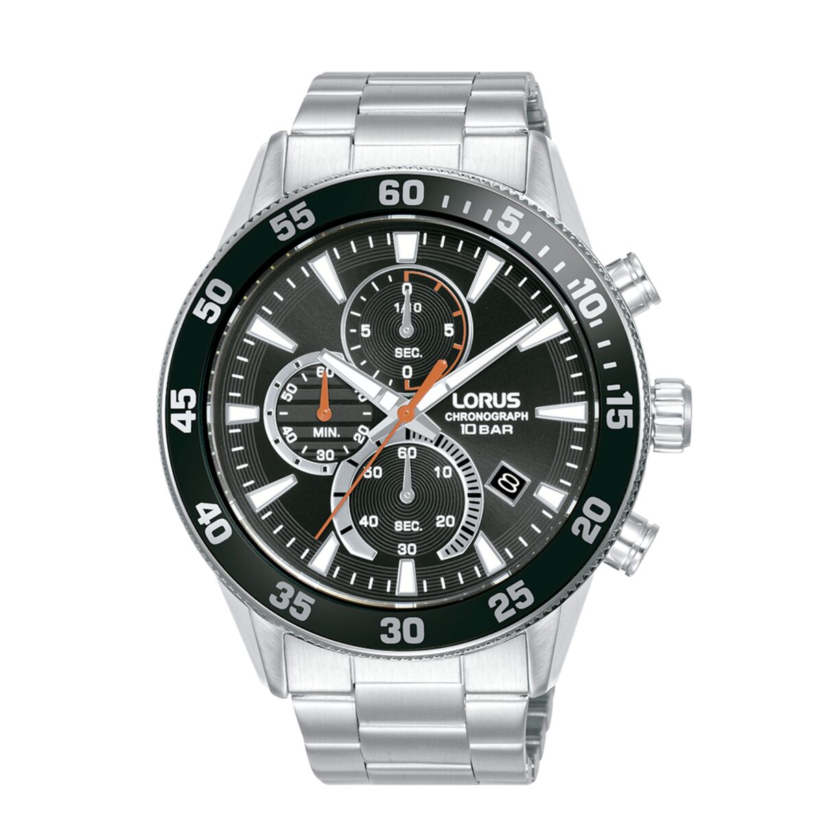 Horloge Heren Lorus RM321JX9 Zwart Zilverkleurig - Klokken, Heren - Lorus