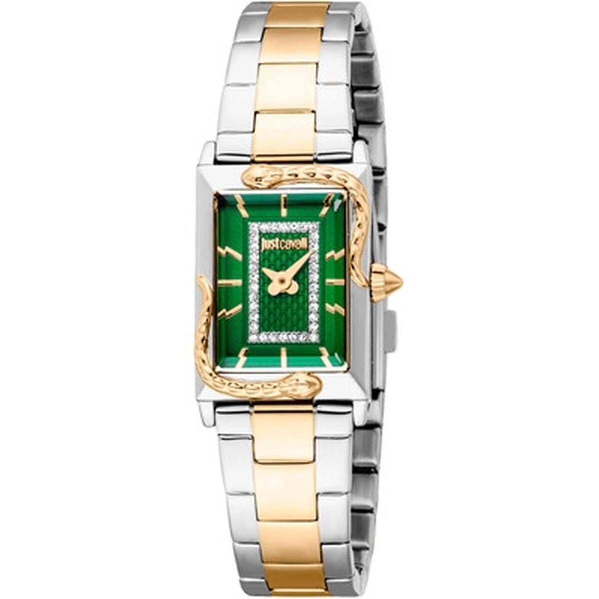 Horloge Dames Just Cavalli DOLCEZZA SNAKE Zilverkleurig Gouden