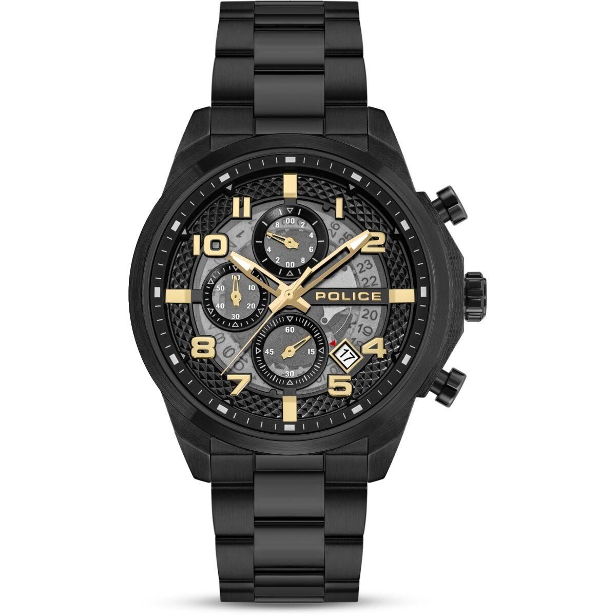 Horloge Heren Police PEWGK0053902 Zwart - Klokken, Heren - Police