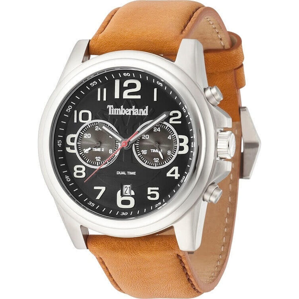 Timberland Pickett TBL.14518JS - 02 Herenhorloge Zwart Dual Time Ø 46 mm - Klokken, Heren - Timberland