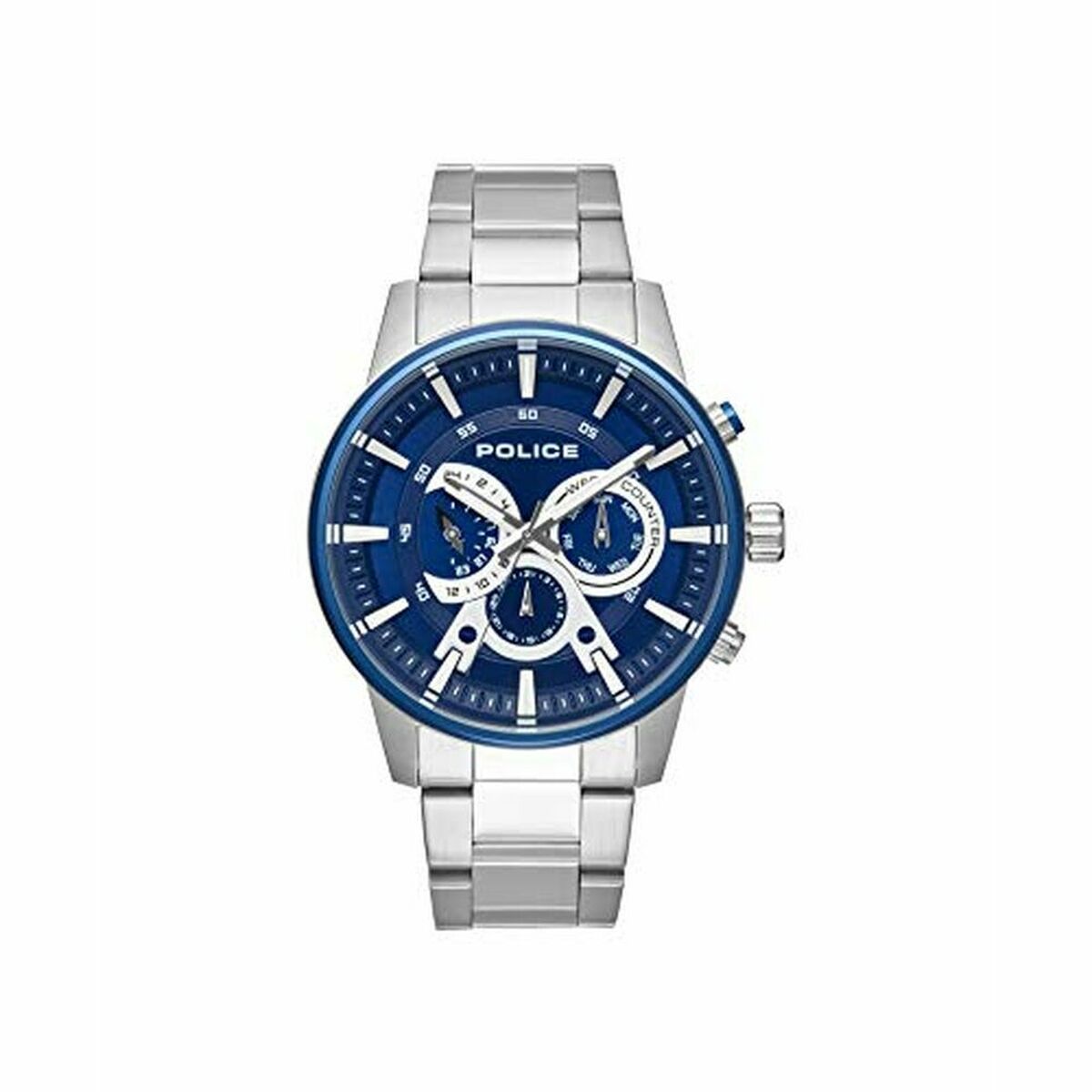 Horloge Heren Police PL.15523JSTBL/03M Zilverkleurig - Klokken, Heren - Police