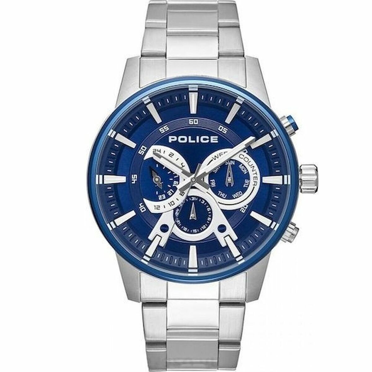 Horloge Heren Police PL.15523JSTBL/03M Zilverkleurig