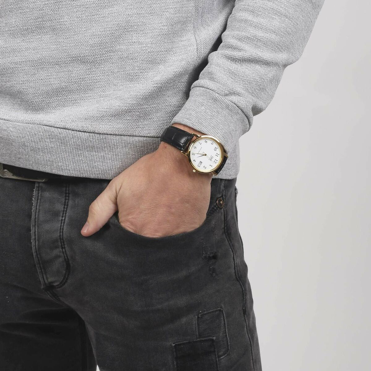 Horloge Heren Q&Q BL02J104J (Ø 40 mm) - Klokken, Heren - Q&Q
