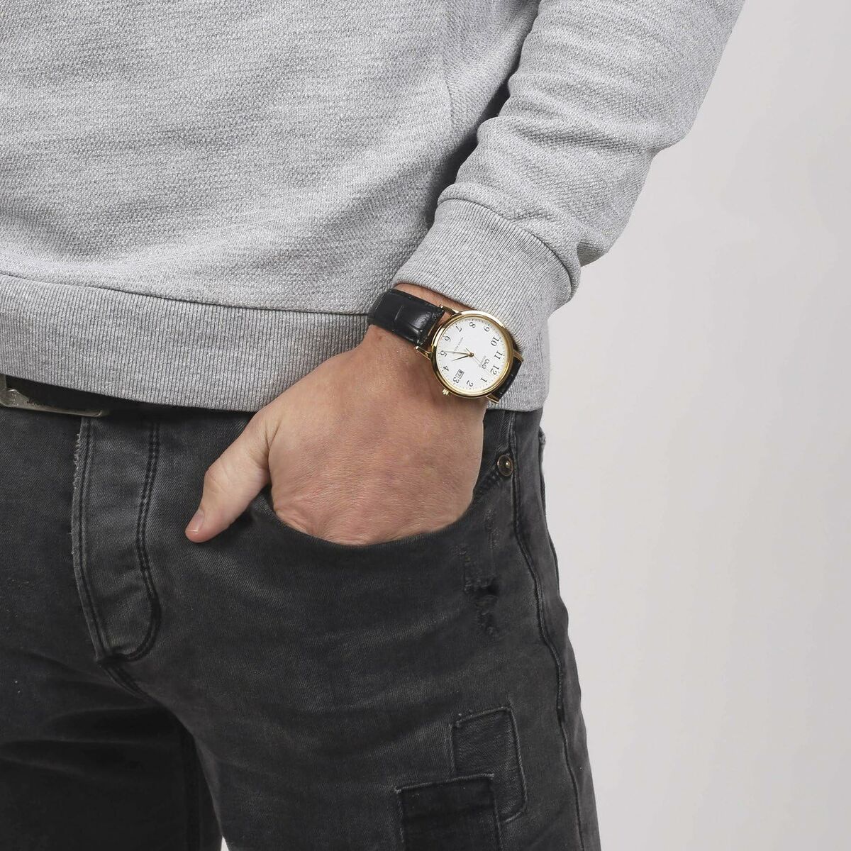 Horloge Heren Q&Q BL02J104J (Ø 40 mm) - Klokken, Heren - Q&Q