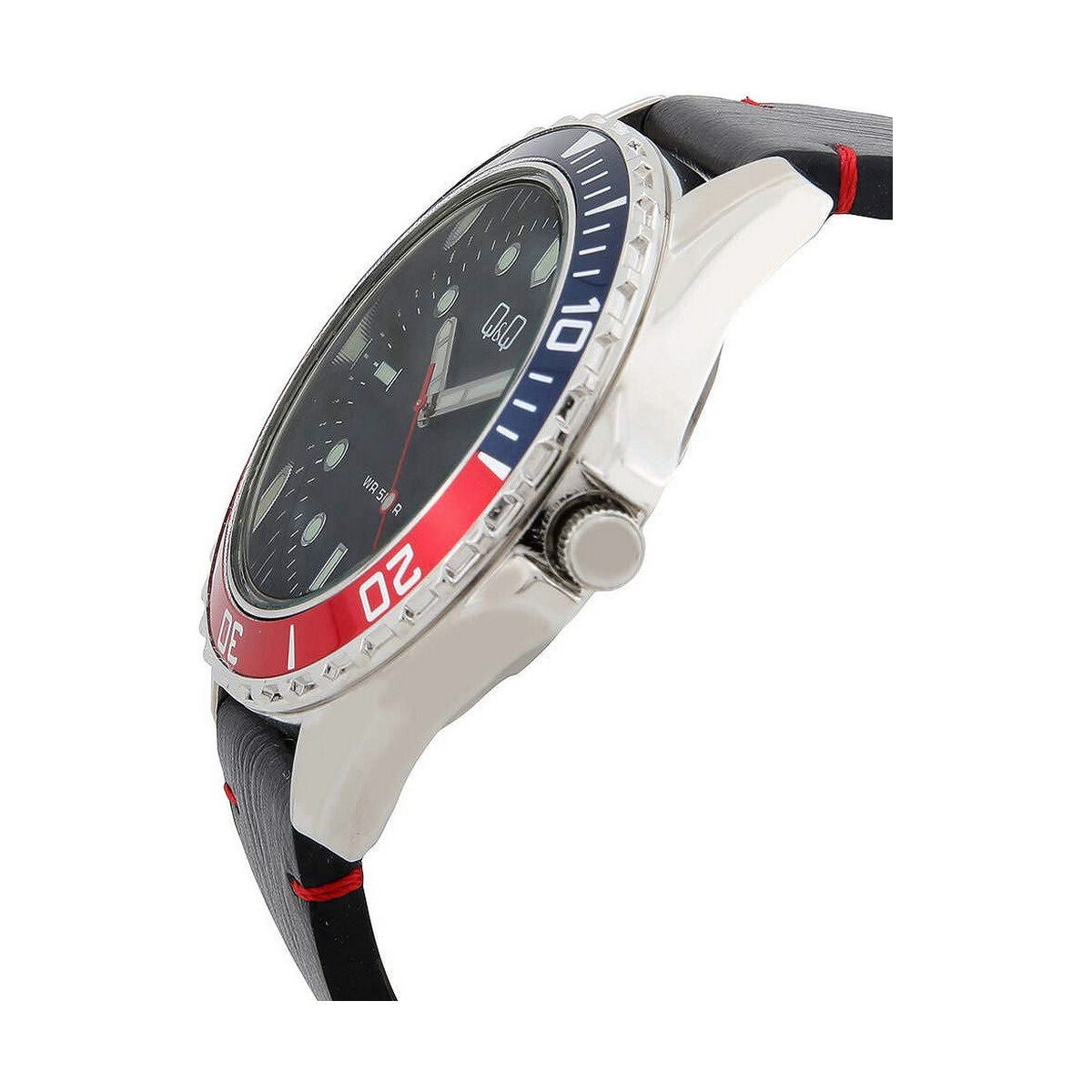 Horloge Heren Q&Q A172J342Y Zwart (Ø 43 mm) - Klokken, Heren - Q&Q