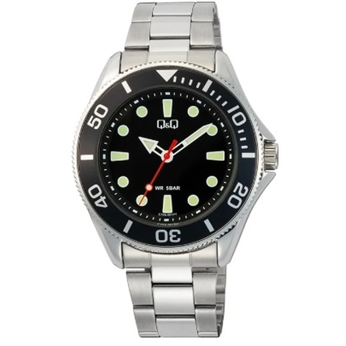 Horloge Heren Q&Q GENT DIVER BLACK (Ø 41 mm)