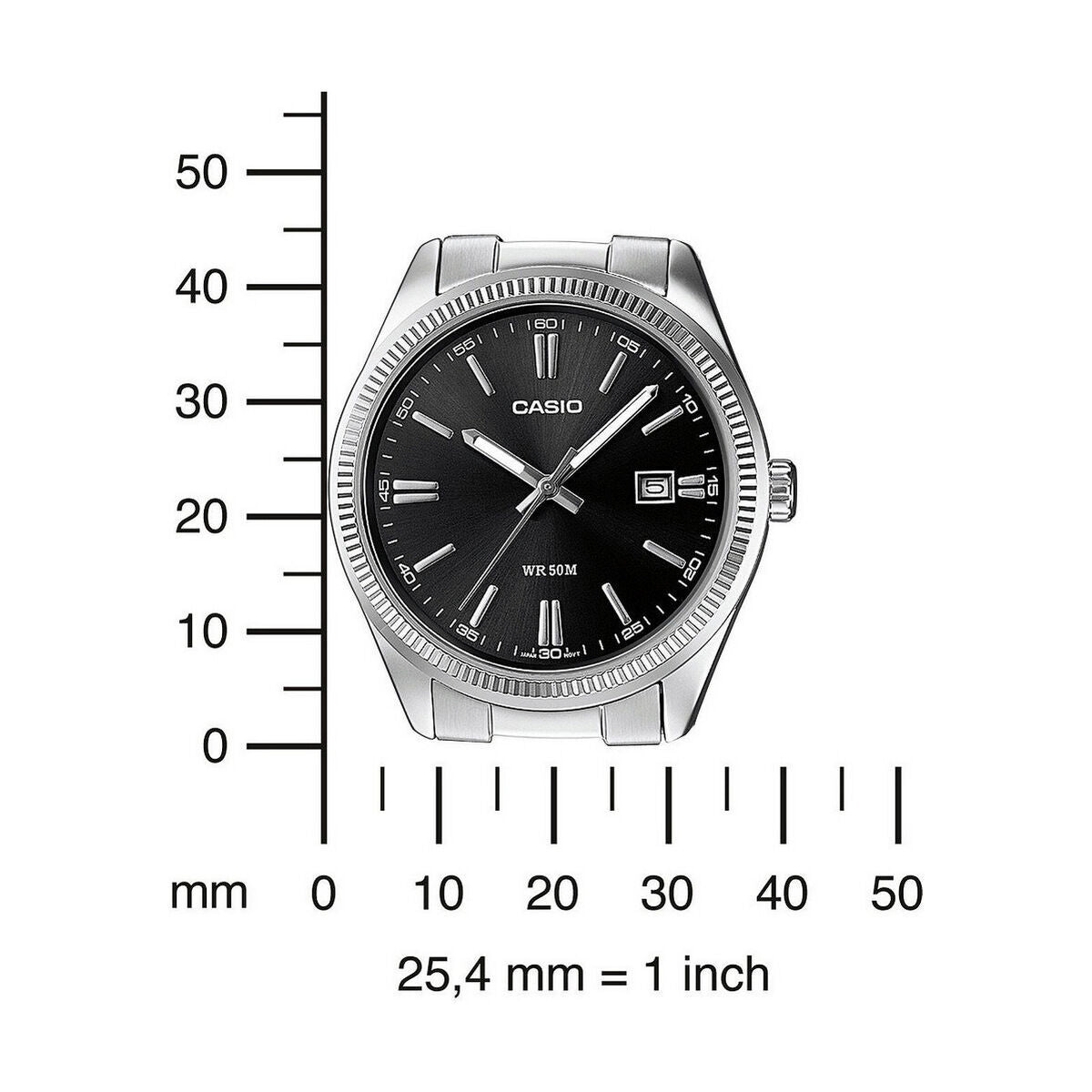 Horloge Heren Casio MTP-1302PD-1A1VEF Multifunctioneel (Ø 44 mm)