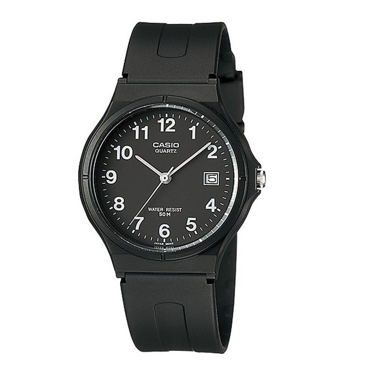 Horloge Uniseks Casio MW - 59 - 1B Zwart - Klokken, Heren - Casio