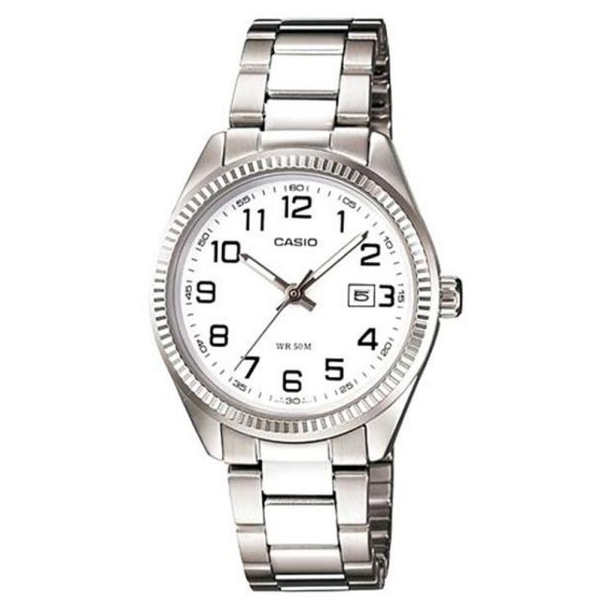 Horloge Dames Casio DATE WHITE (Ø 30 mm)