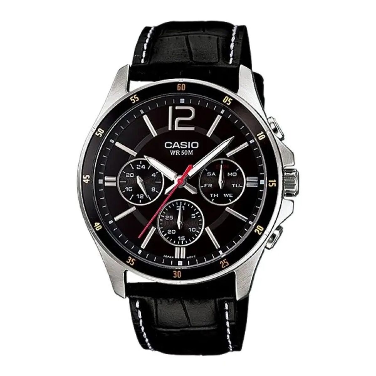Horloge Heren Casio ENTICER GENT Zwart (Ø 43 mm) (Ø 43,5 mm) - Klokken, Heren - Casio