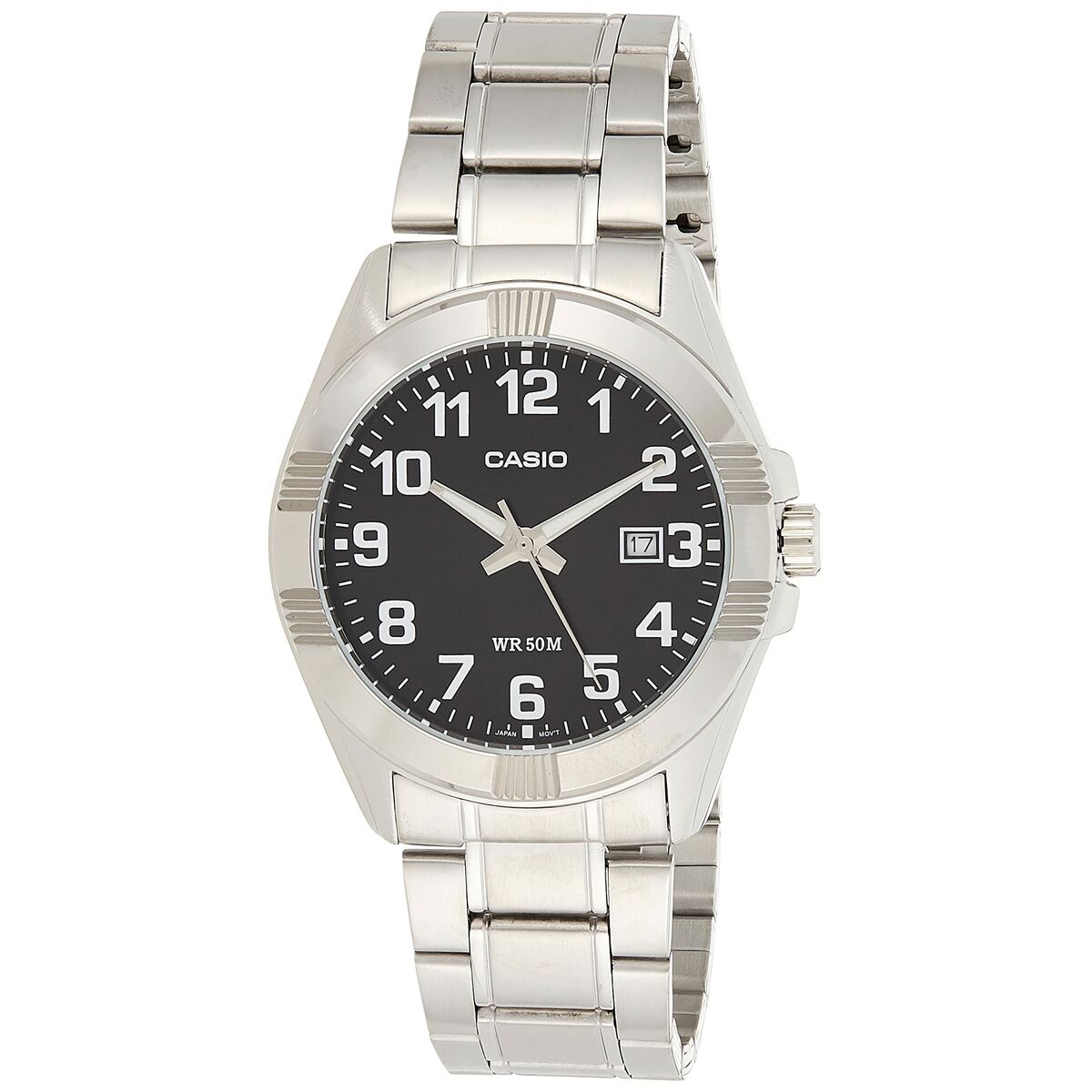 Horloge Heren Casio COLLECTION Zwart Zilverkleurig (Ø 43,5 mm) - Klokken, Heren - Casio