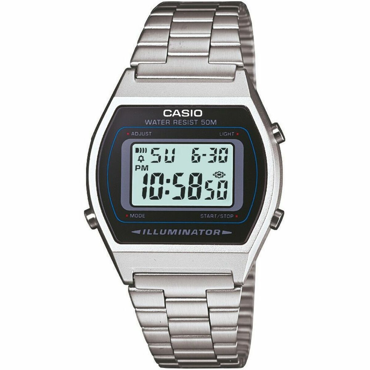 Horloge Heren Casio B640WD - 1AVEF Zwart Zilverkleurig - Klokken, Heren - Casio