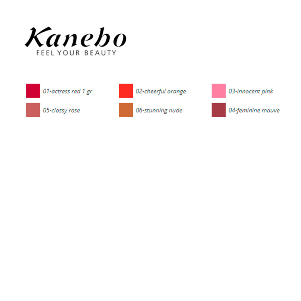 Lippenstift Colours Kanebo