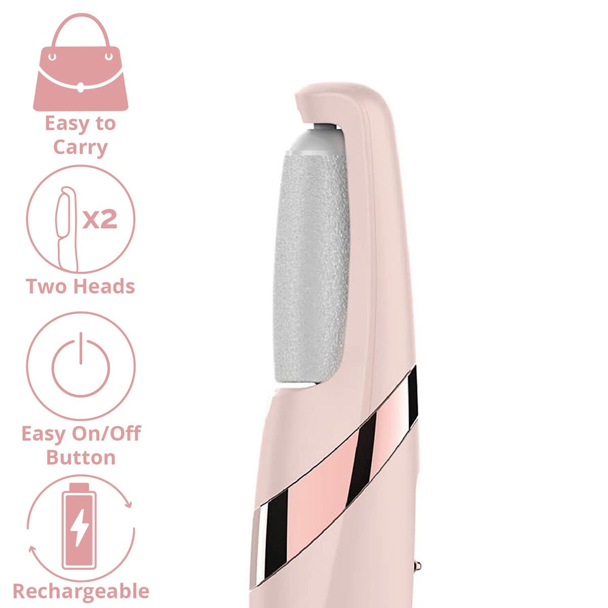 Electric Callus Remover FLAWLESS Pedi Roze
