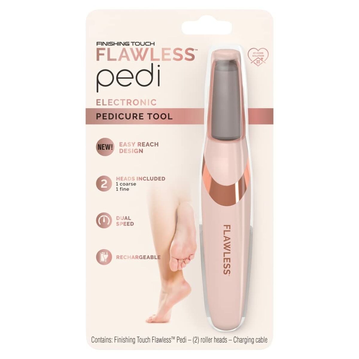 Electric Callus Remover FLAWLESS Pedi Roze - Schoonheid, Manicure en pedicure - FLAWLESS