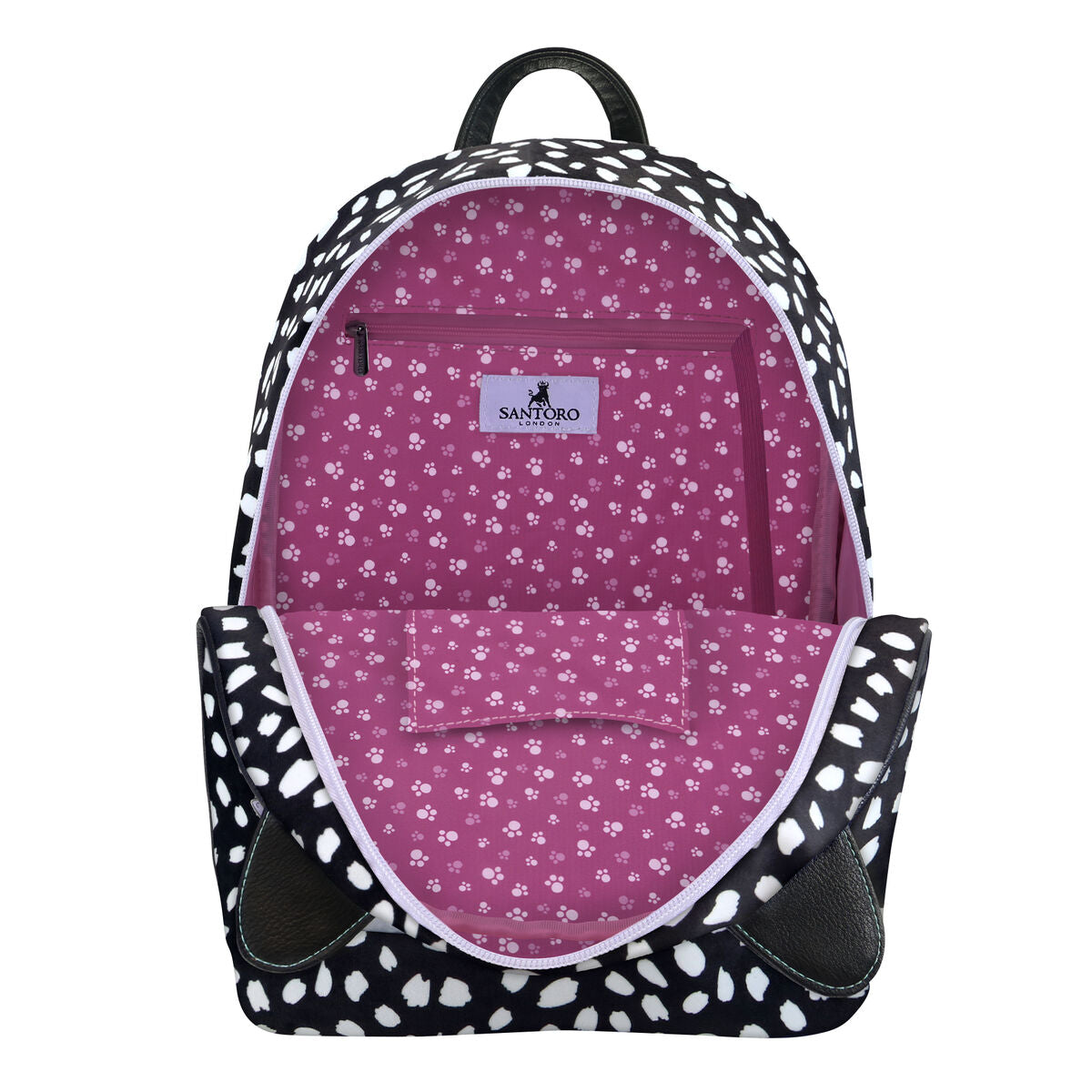 Casual Rugtas Gorjuss Smitten kitten Zwart Wit (25,5 x 31 x 10 cm) - Bagage, Rugzakken - Gorjuss