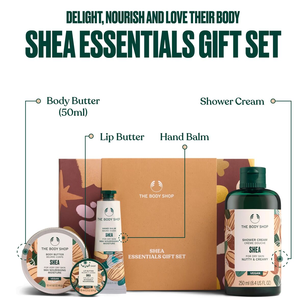 Cosmeticaset voor Dames The Body Shop SHEA - Schoonheid, Huidverzorging - The Body Shop