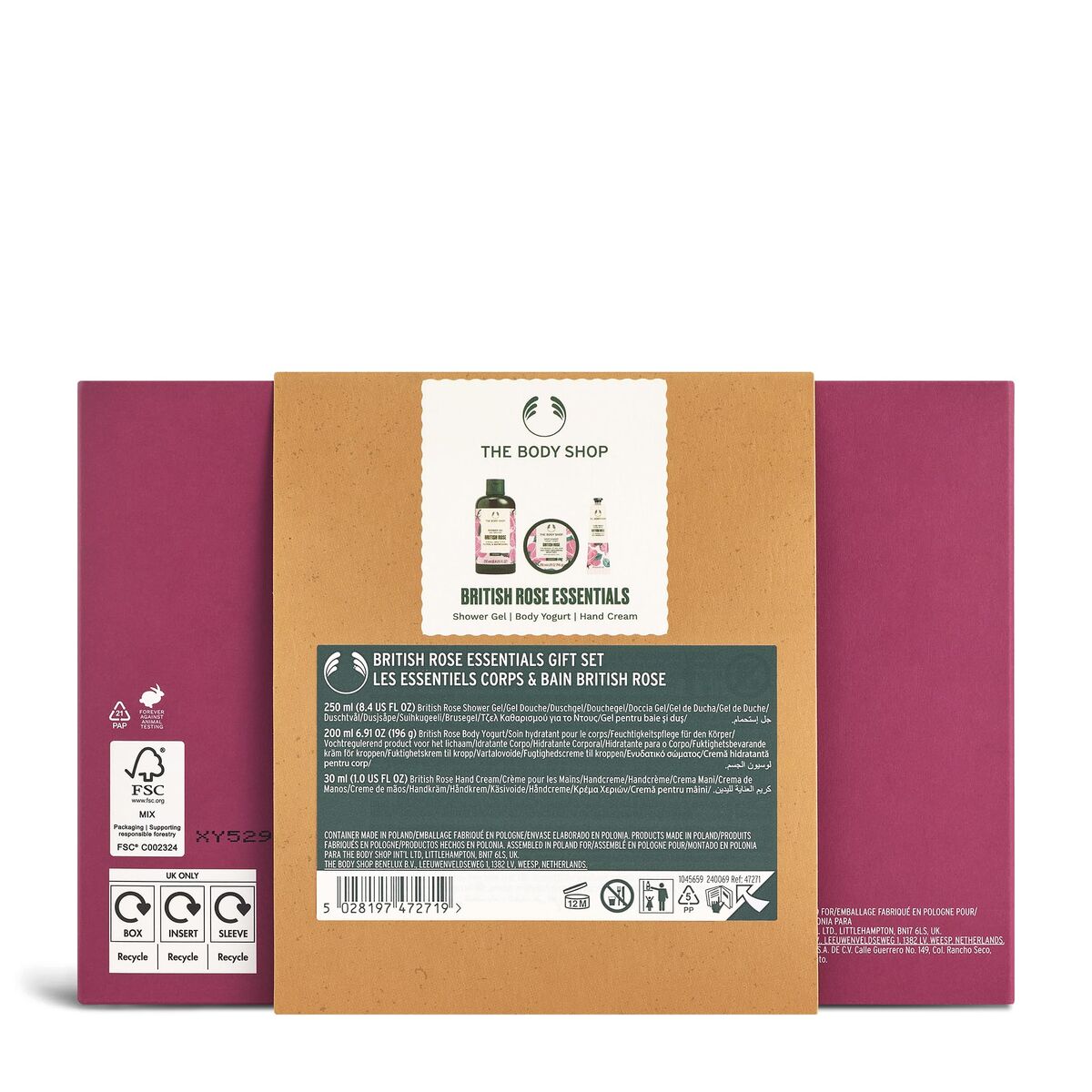 Cosmeticaset voor Dames The Body Shop BRITISH ROSE - Schoonheid, Huidverzorging - The Body Shop