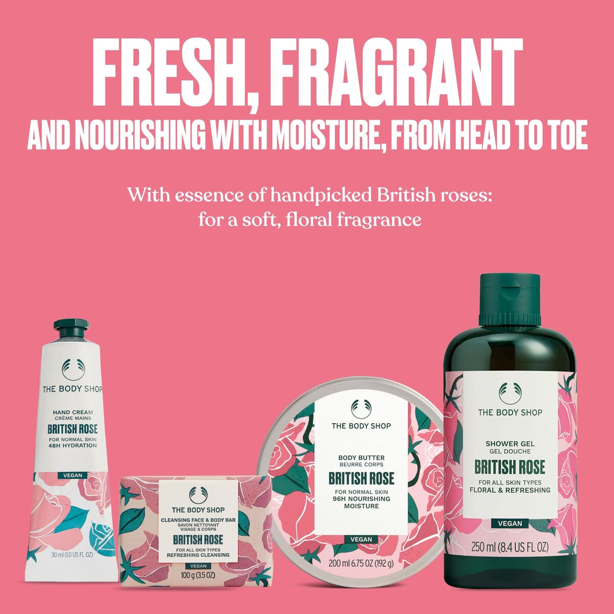 Hygiëneset The Body Shop BRITISH ROSE