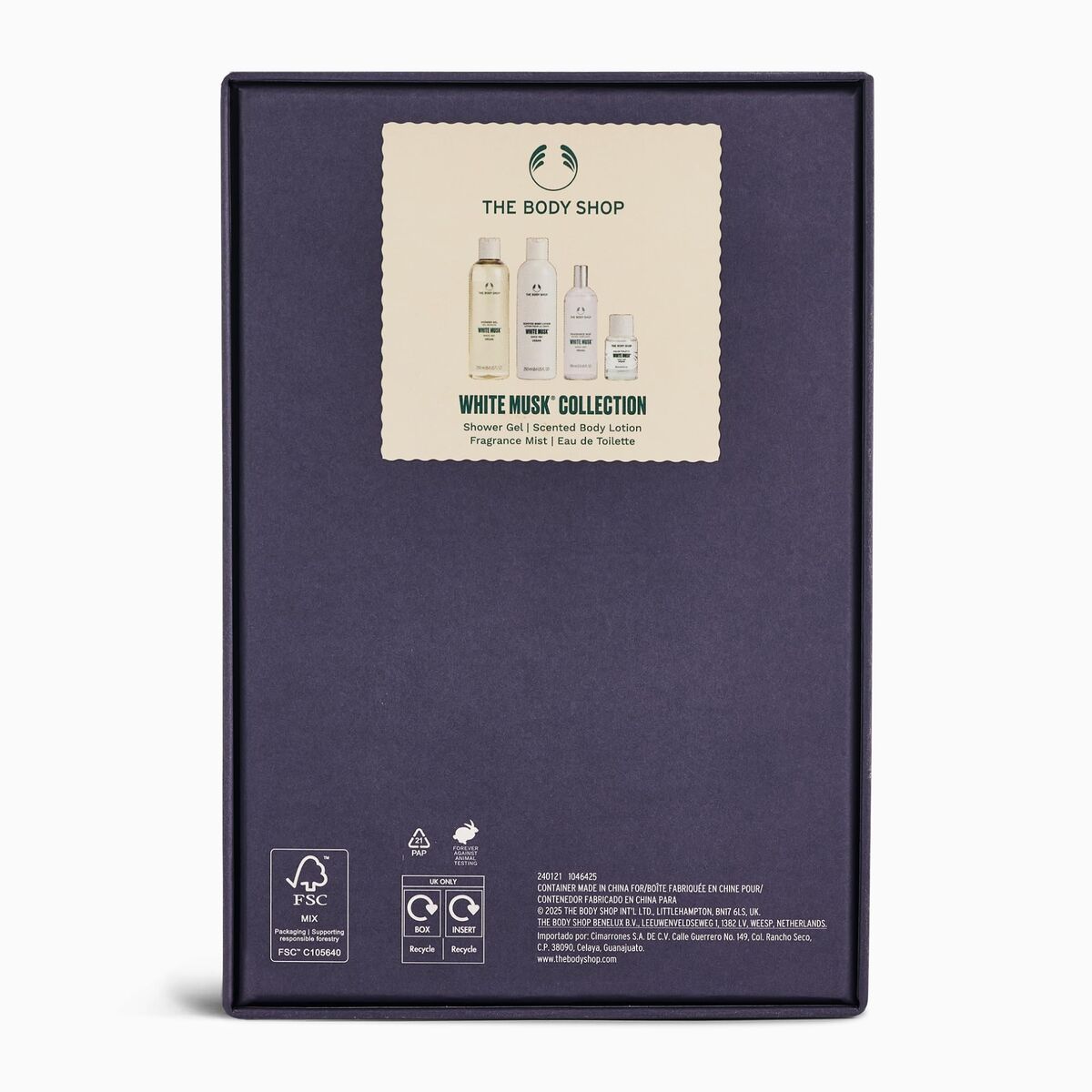 Parfumset voor Dames The Body Shop WHITE MUSK 4 Onderdelen