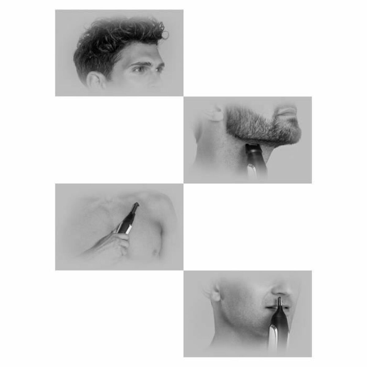 Baard en haar trimmer Remington 43249560100 Zwart