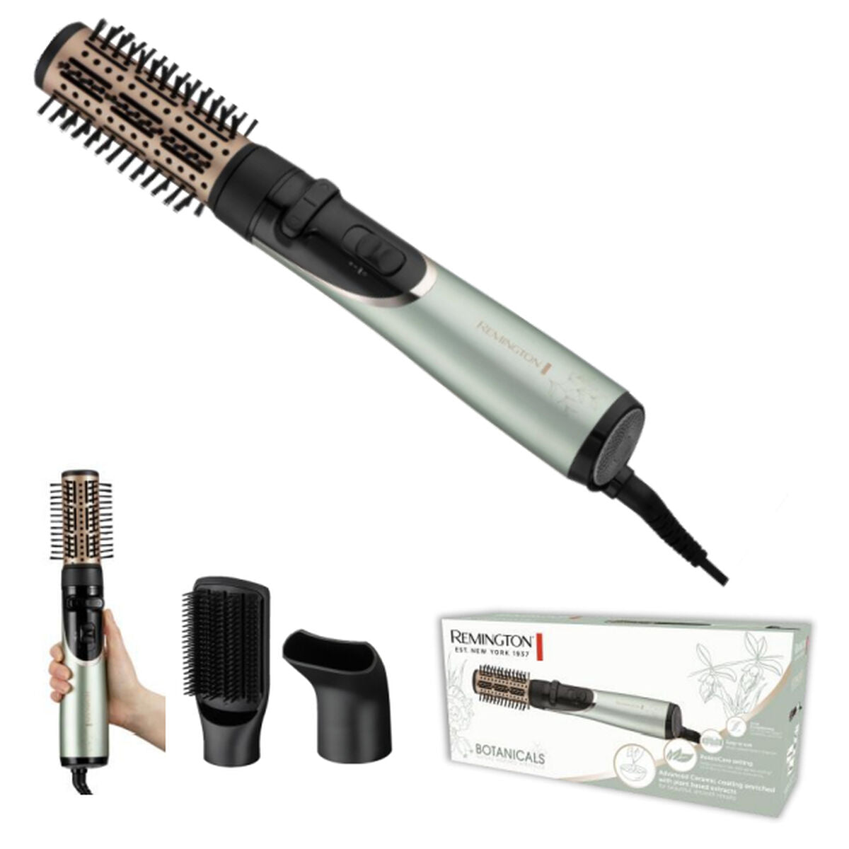 3 - in - 1 droog - , stijl - en krulborstel Remington 800 W - Schoonheid, Haarverzorging - Remington