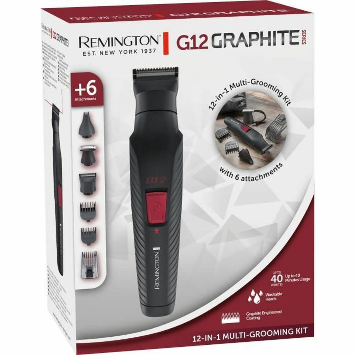 Scheerapparaat Remington G12 Graphite Series - Schoonheid, Scheren en ontharen - Remington