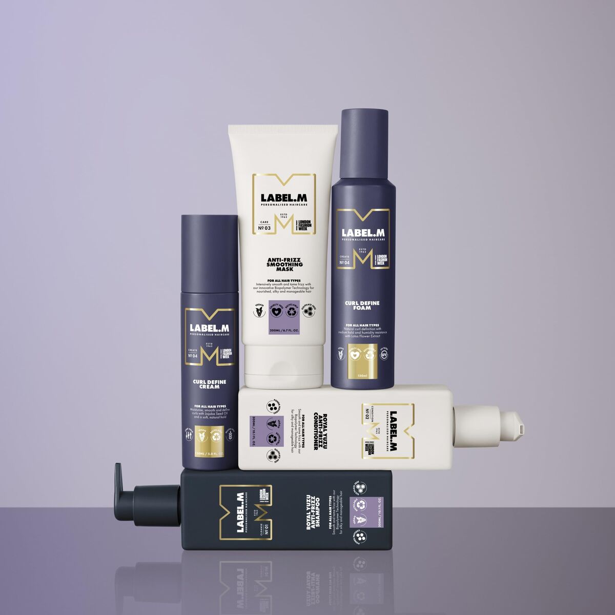 Haarmasker Label.M Anti-Frizz Smoothing Mask 200 ml