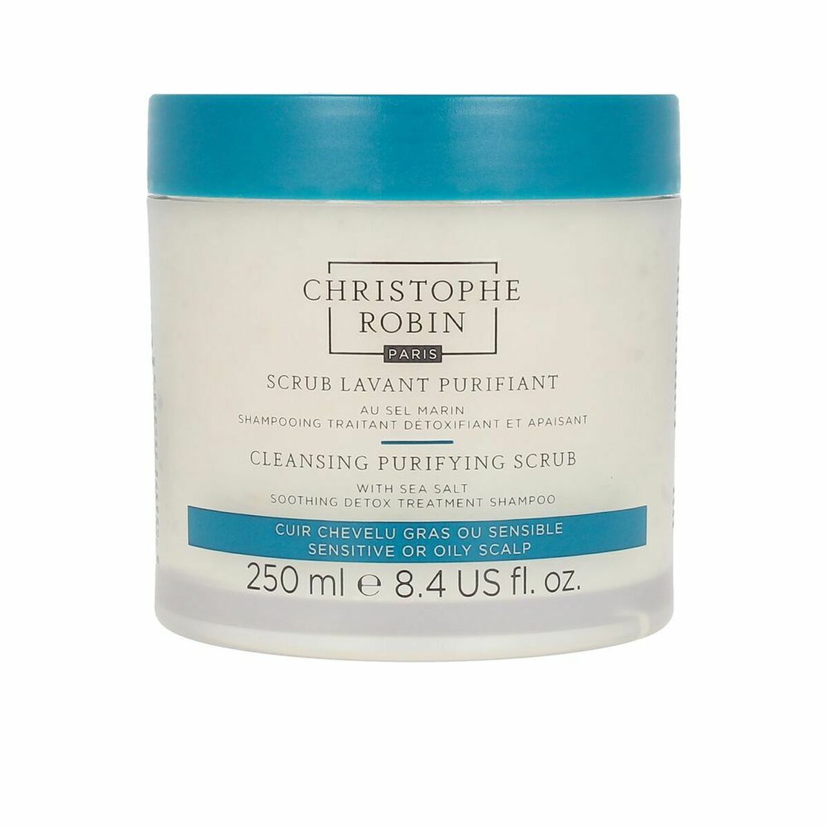 Haarexfoliator Christophe Robin Cleansing 250 ml Schoonmaakster