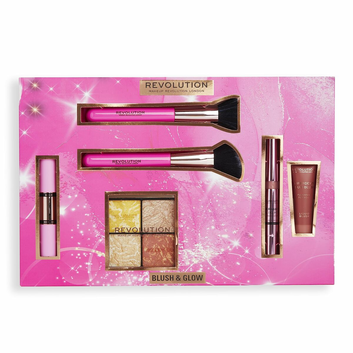 Make - up Set Revolution Make Up Blush & Glow 6 Onderdelen - Schoonheid, Make - up - Revolution Make Up
