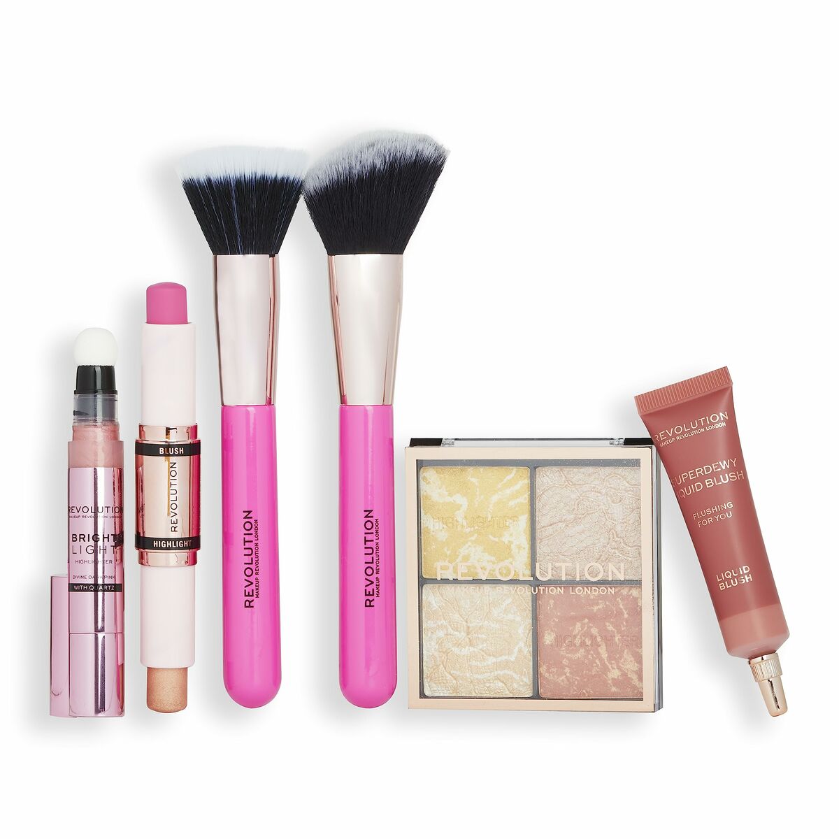 Make-up Set Revolution Make Up Blush & Glow 6 Onderdelen