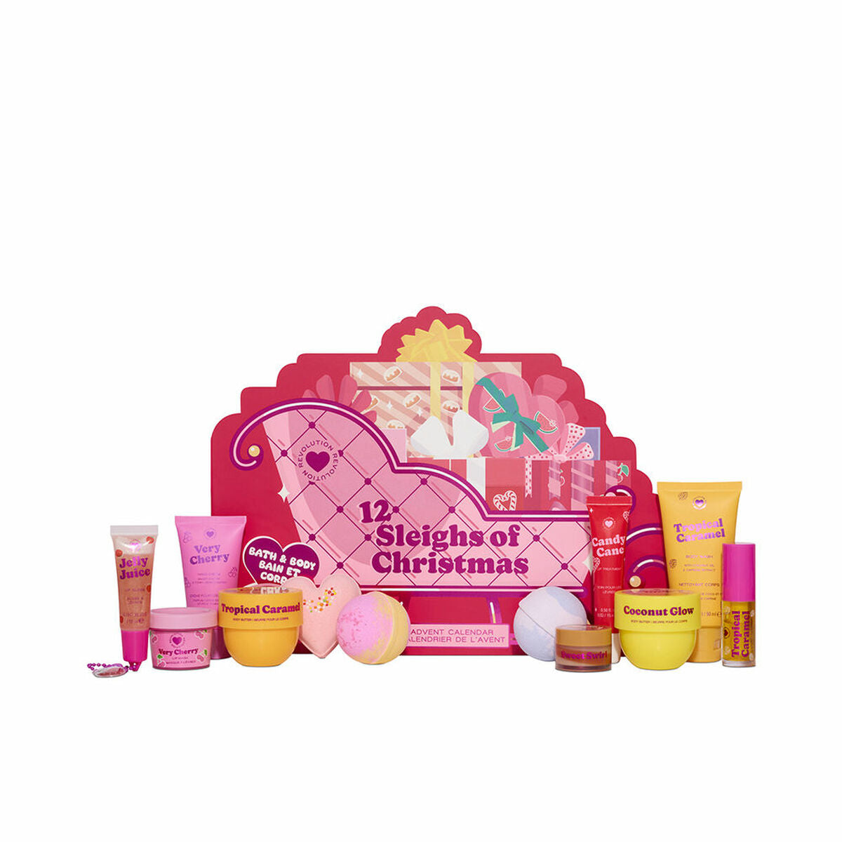 Nagellak Revolution Make Up CALENDARIO DE ADVIENTO 12 Onderdelen