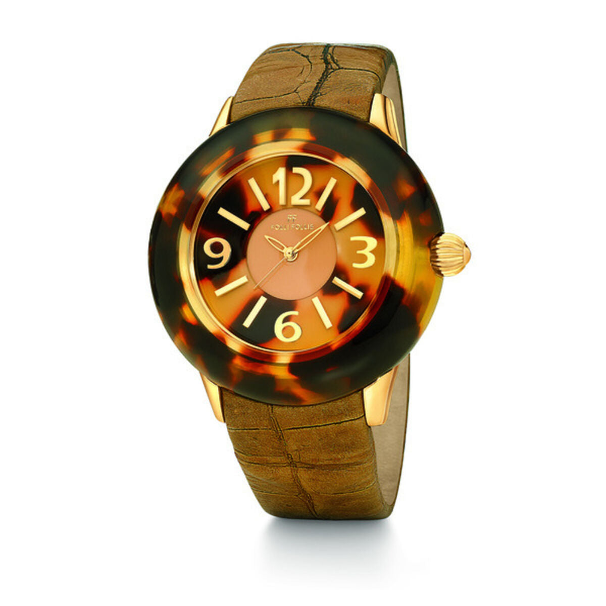 Horloge Dames Folli Follie WF8G034SSB_BROWN (Ø 45 mm) - Klokken, Vrouwen - Folli Follie