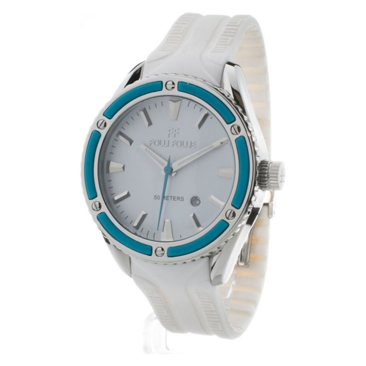 Horloge Dames Folli Follie WF0T027ZDL_WHITE (Ø 42 mm) - Klokken, Vrouwen - Folli Follie